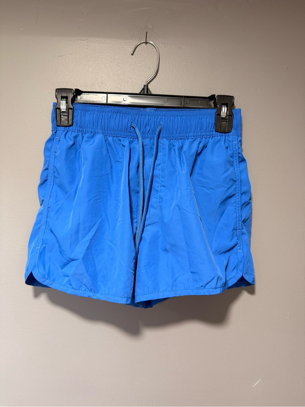 H&M Bright Blue Women's Athletic Shorts with Drawstring